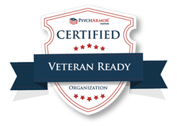 PsychArmor Institute certified veteran-ready organization seal