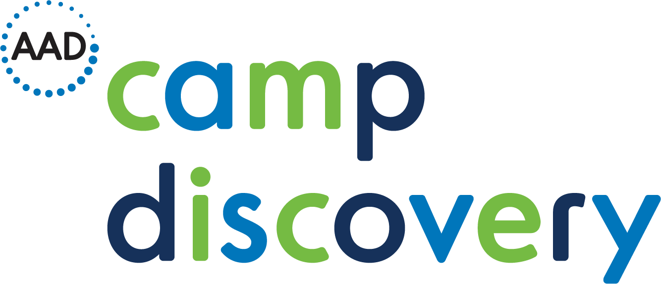 Camp Discovery text logo