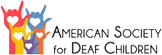 american society for deaf children logo