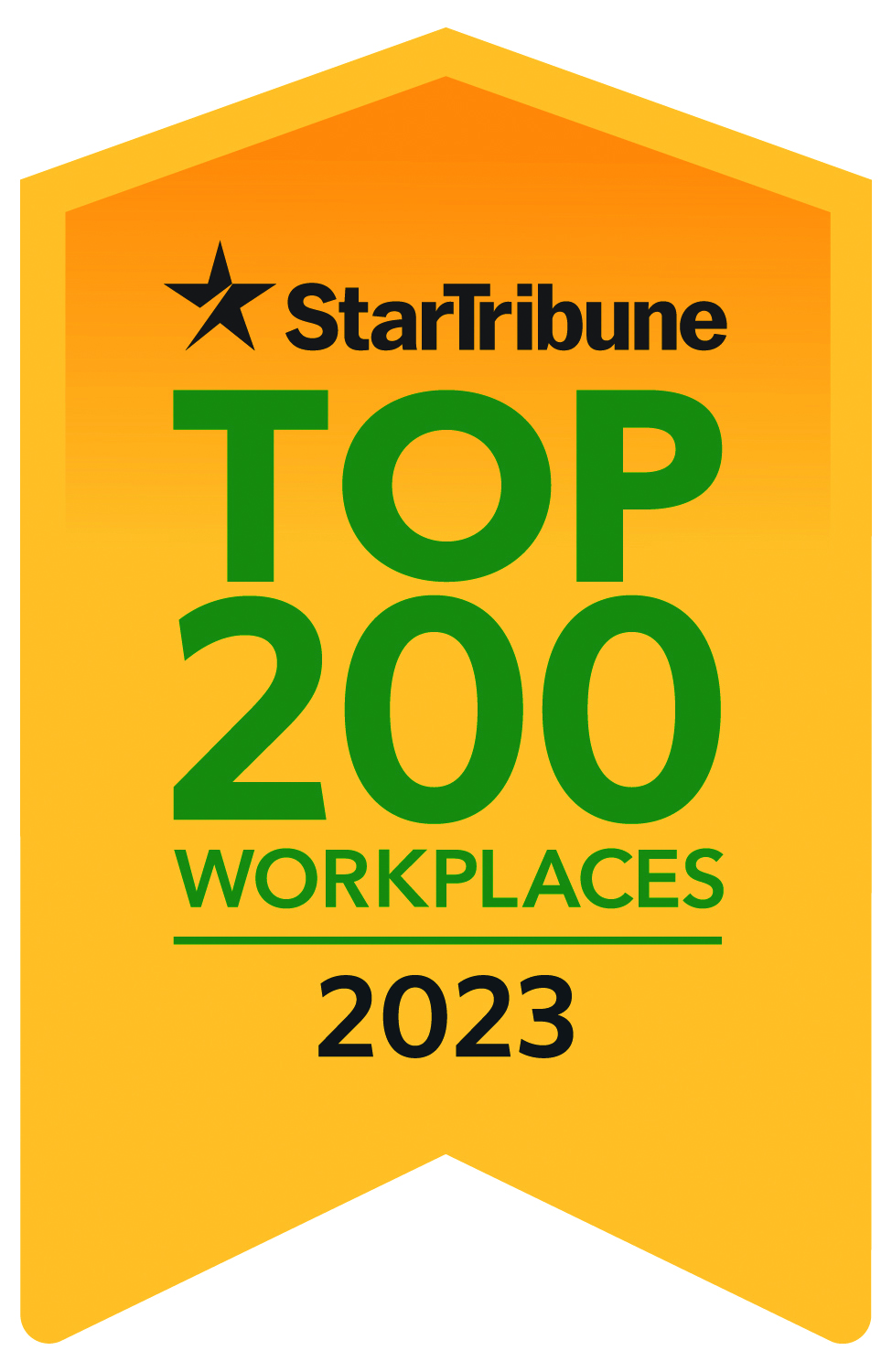 StarTribune Top 200 Workplaces 2023 logo