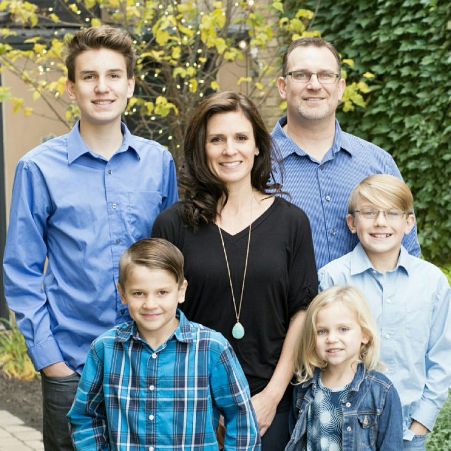 photo of host home providers, the Nordby Family